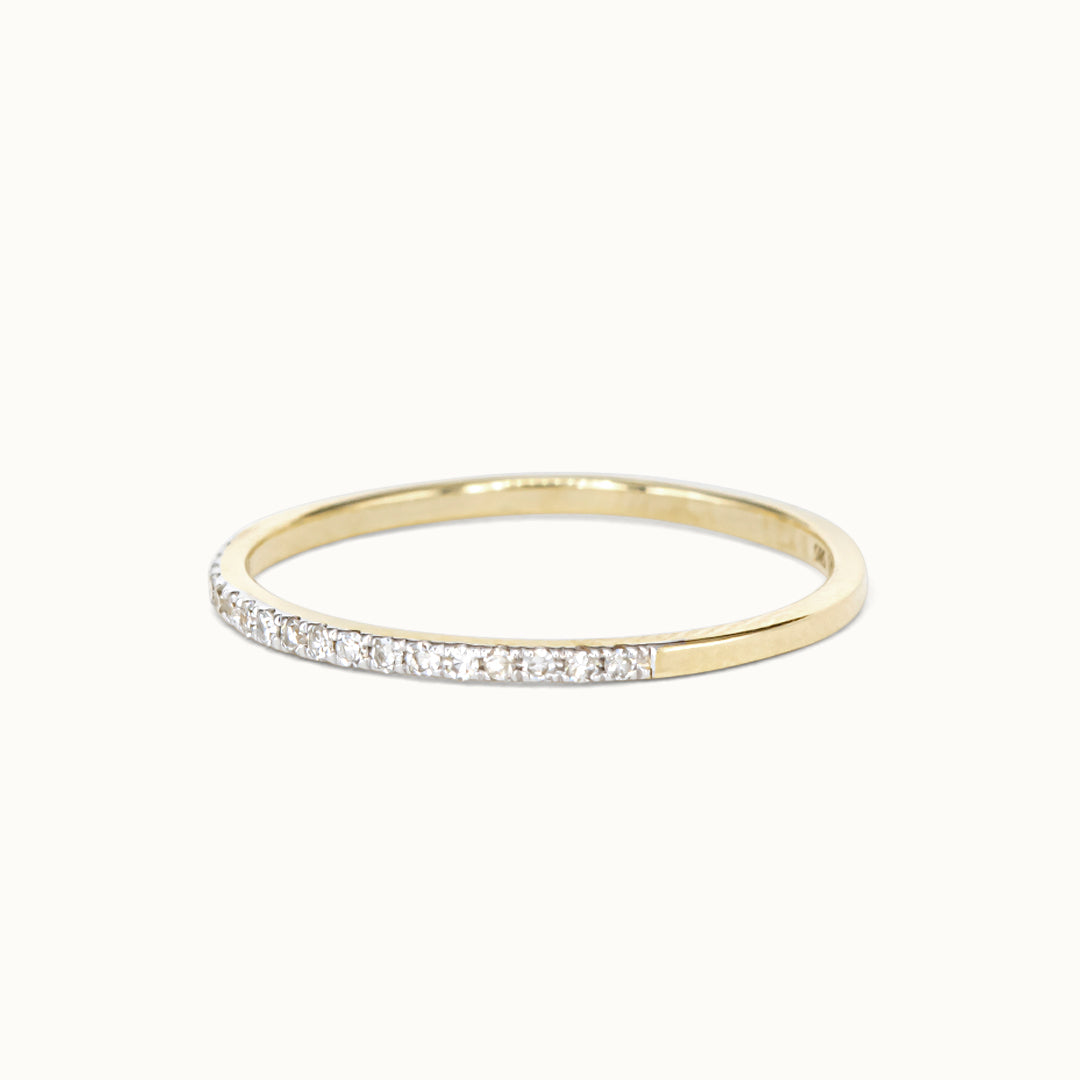 Diamond Half Eternity Ring