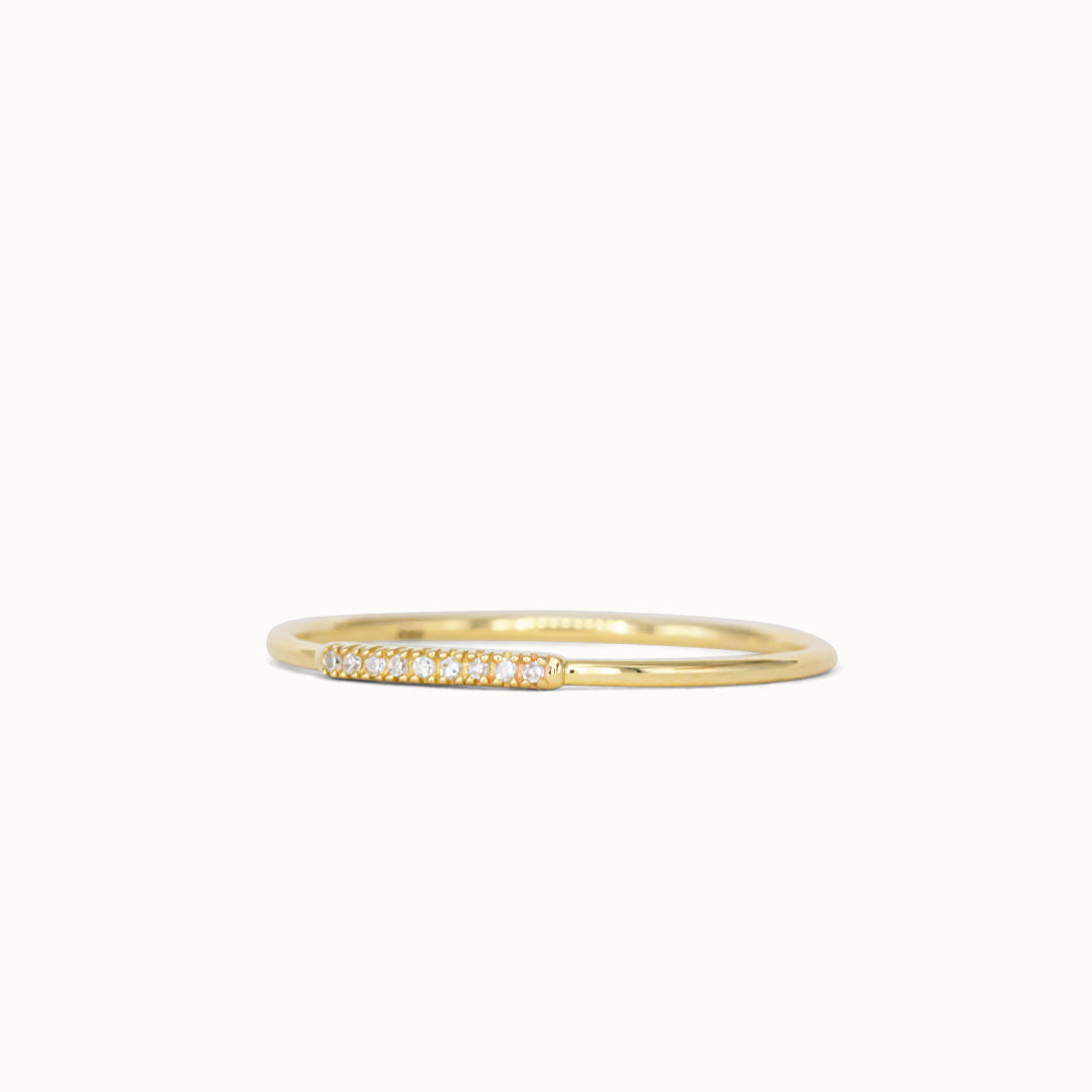 Diamond Rice Petite Ring