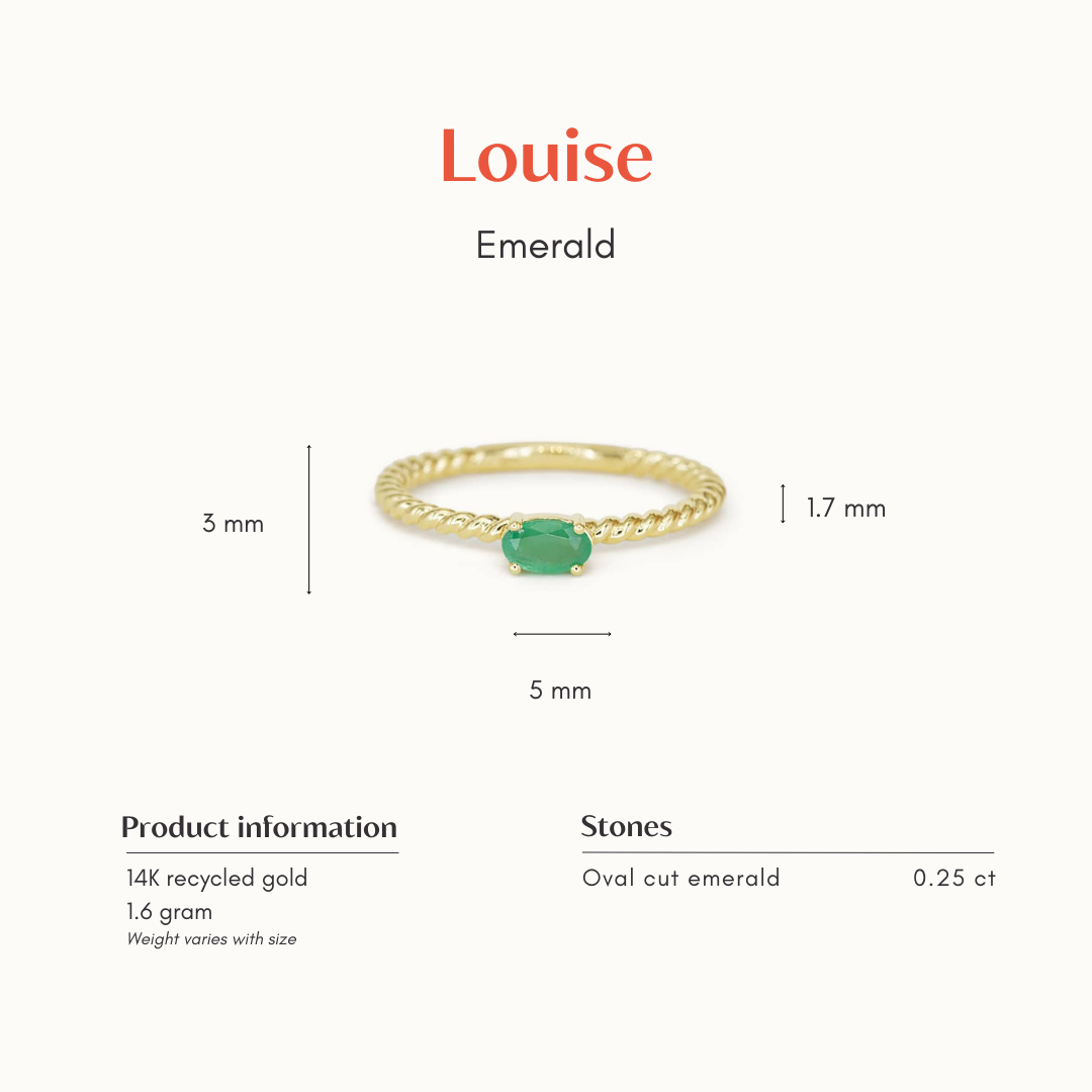 Louise | Twisted Emerald
