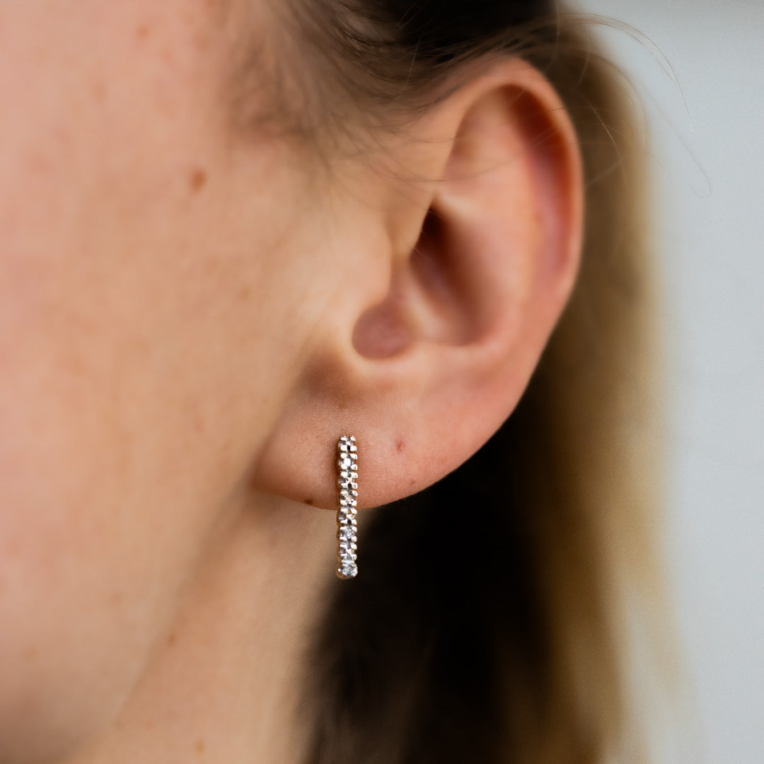 Vintage Diamant Oorbellen