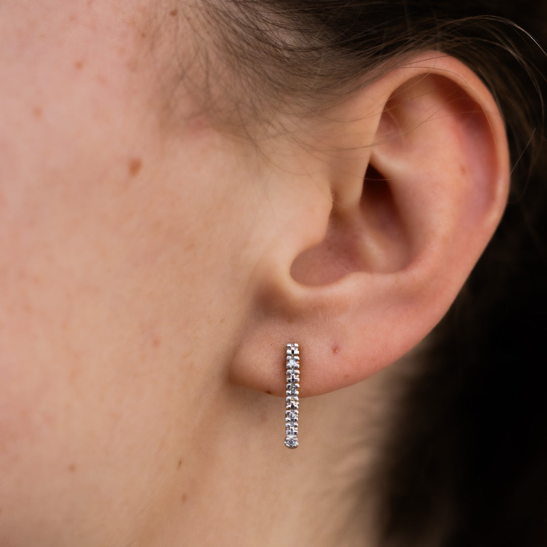 Vintage Diamant Oorbellen