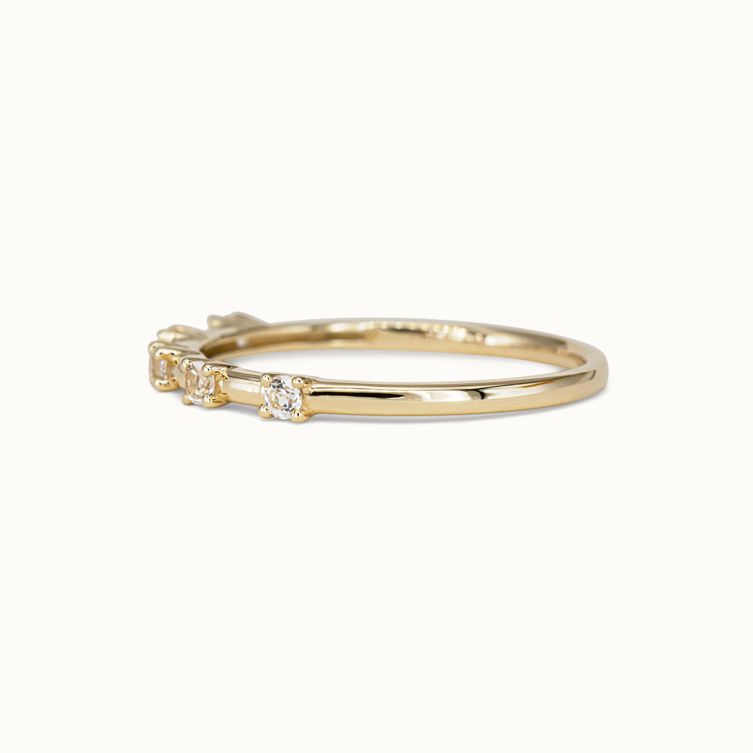 Mary | 14K Witte Topaas