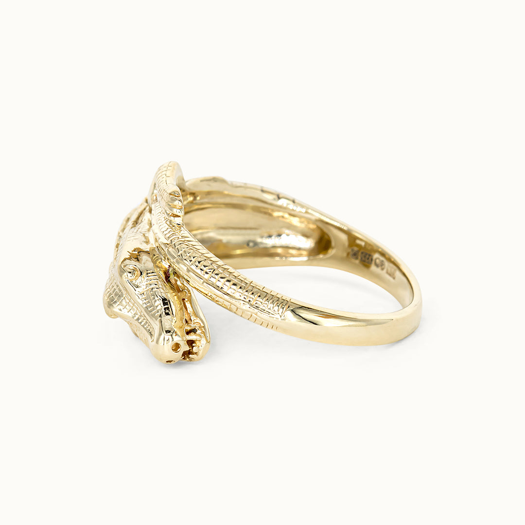 Vintage Krokodil Ring