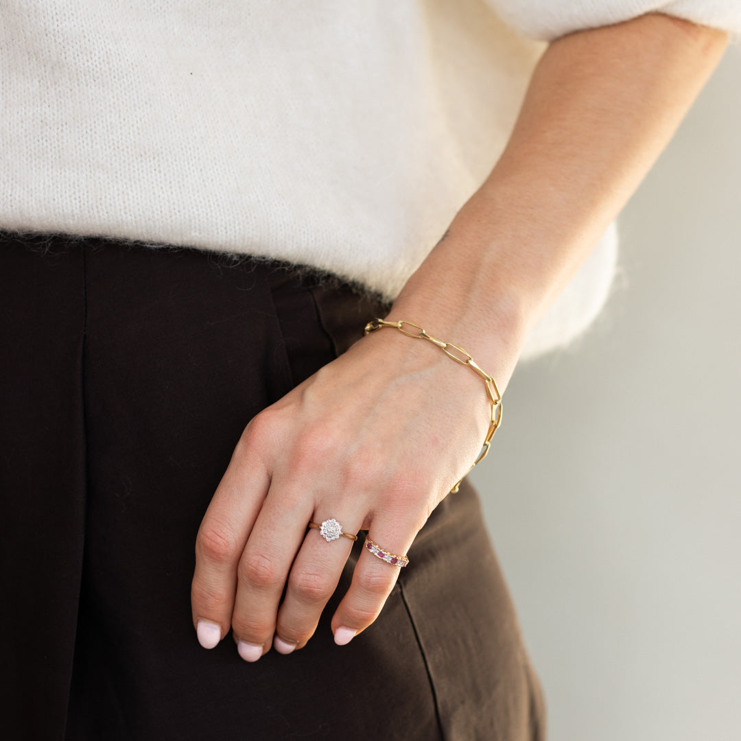 Vintage Paperclip Armband