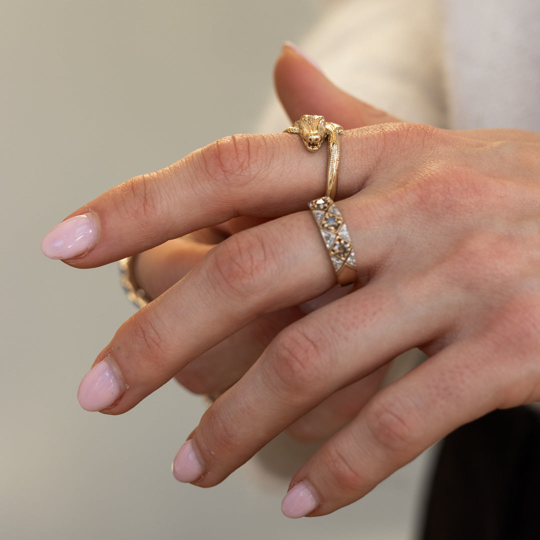 Vintage Krokodil Ring