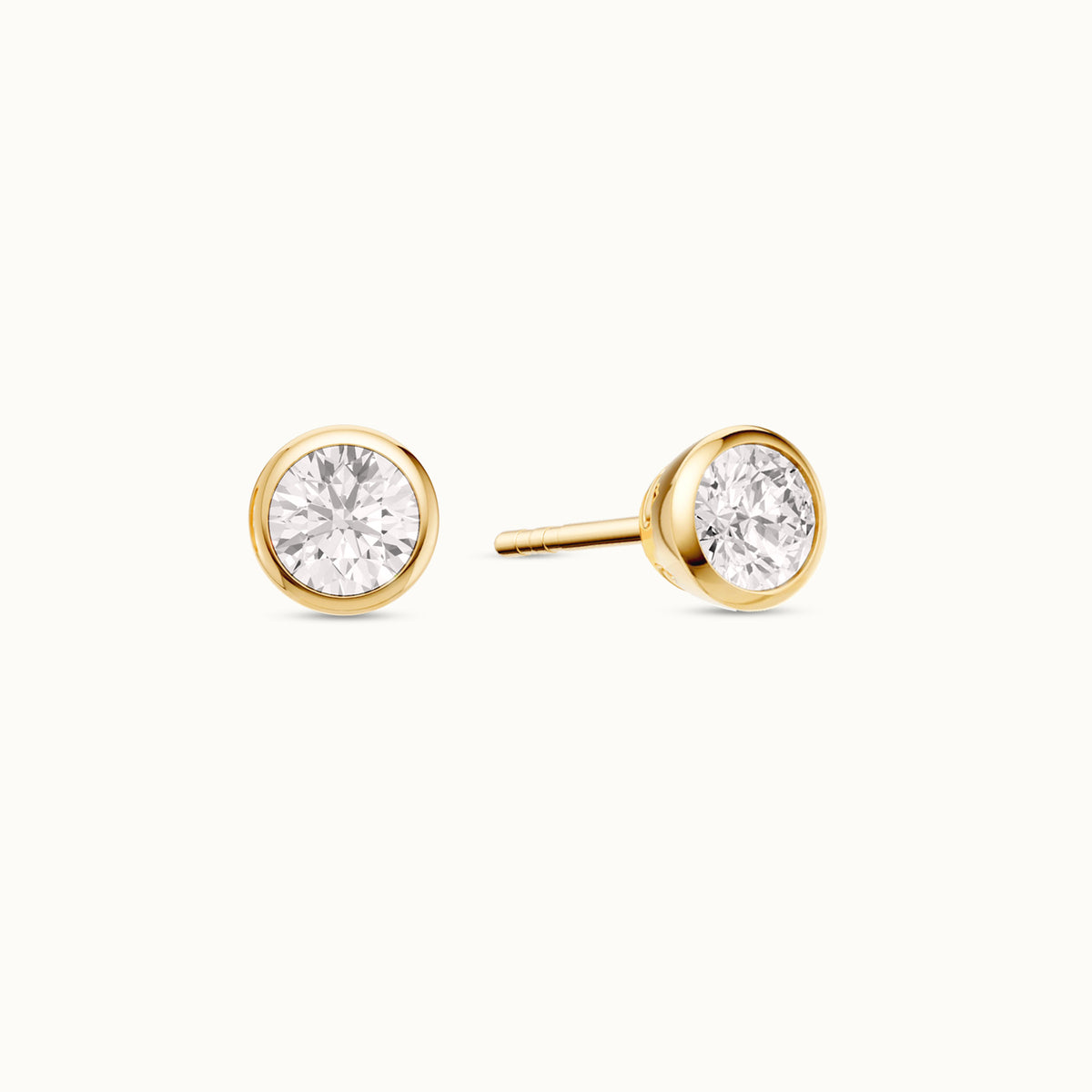 Briljant Bezel Stud 0.25 ct