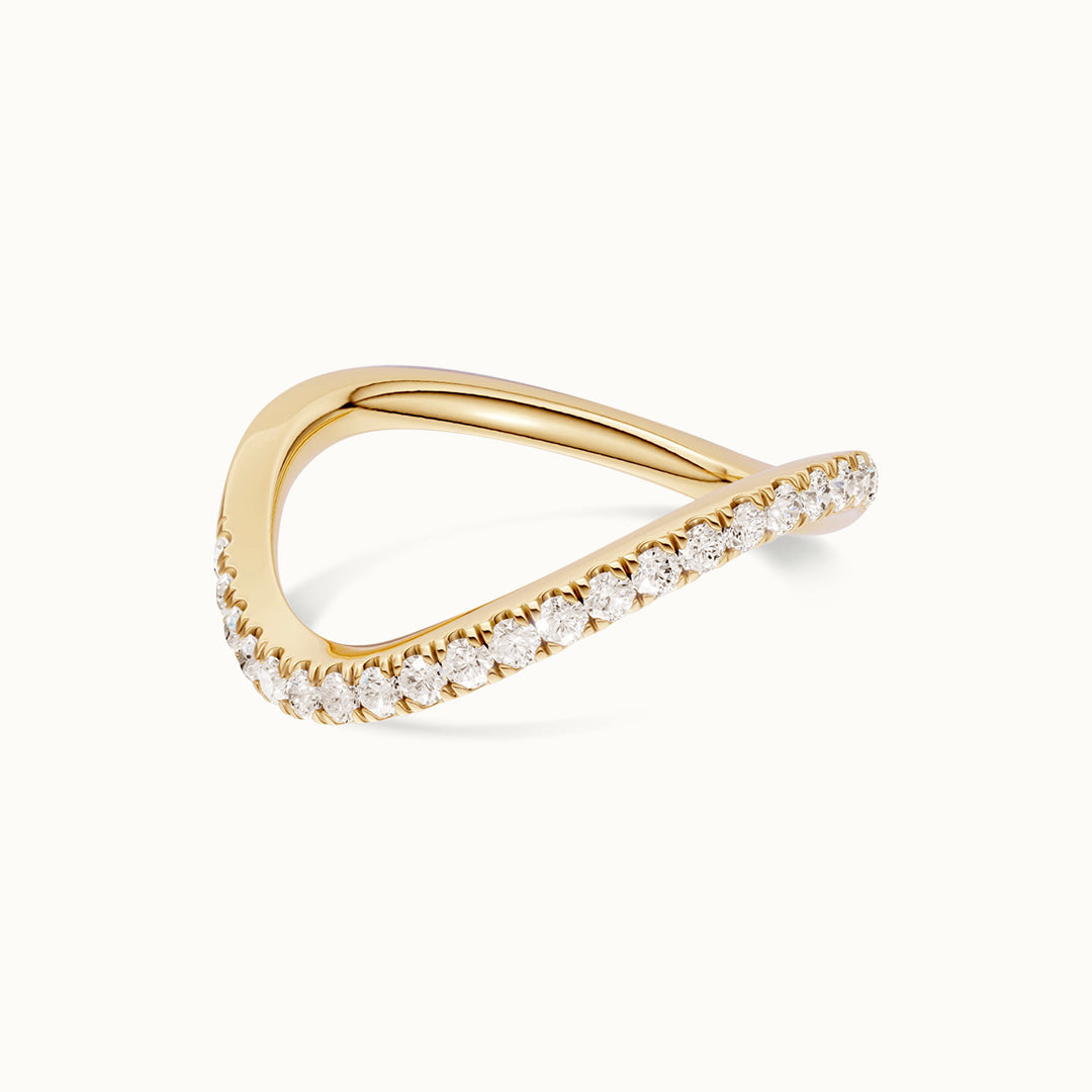 Sophia Wavy Eternity Ring