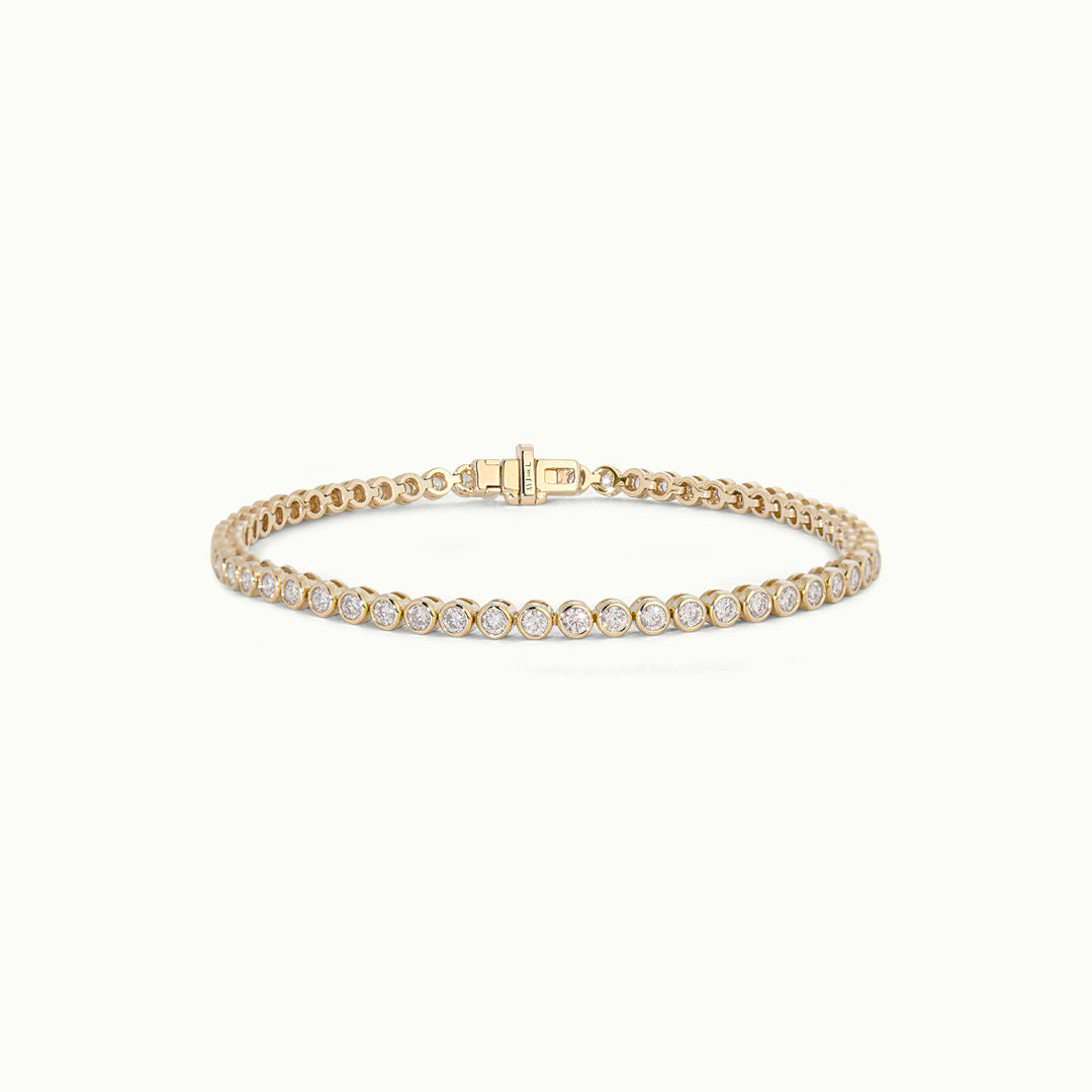 Tennis Armband Bezel 2 ct