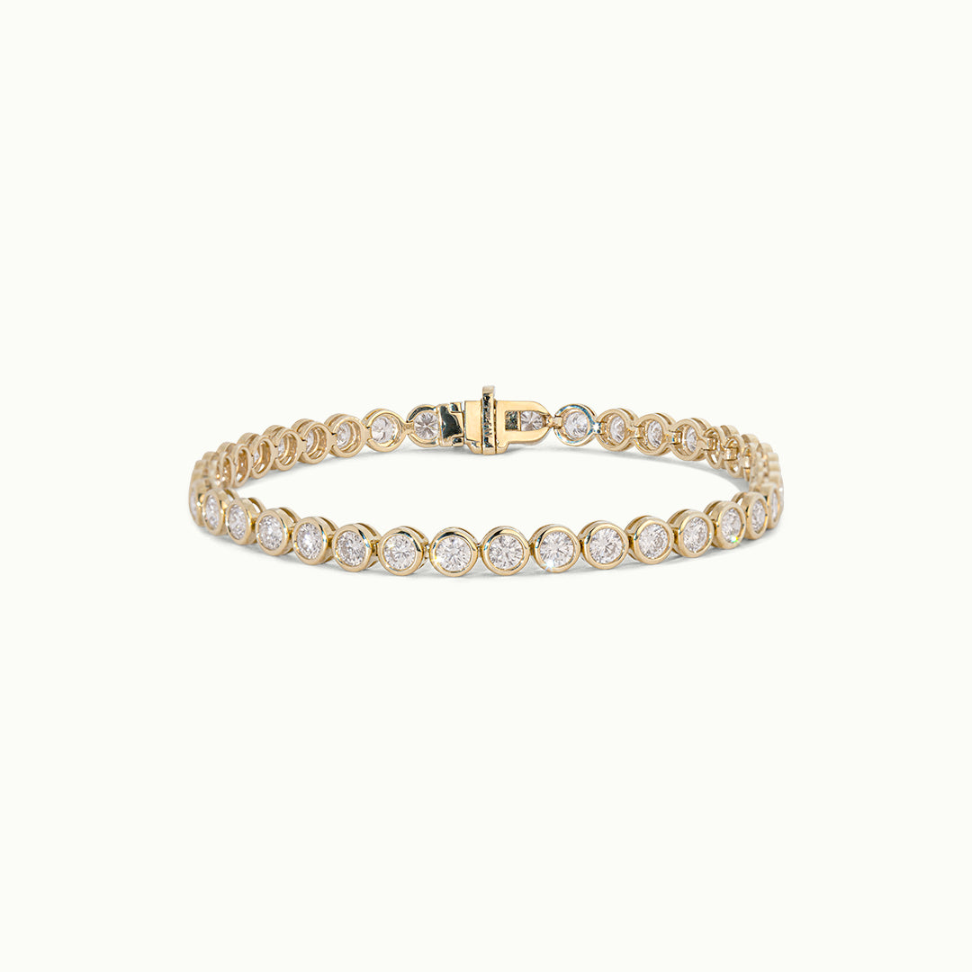 Tennis Bracelet Bezel 5 ct