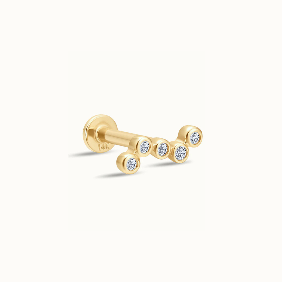 Wavy Diamant Piercing