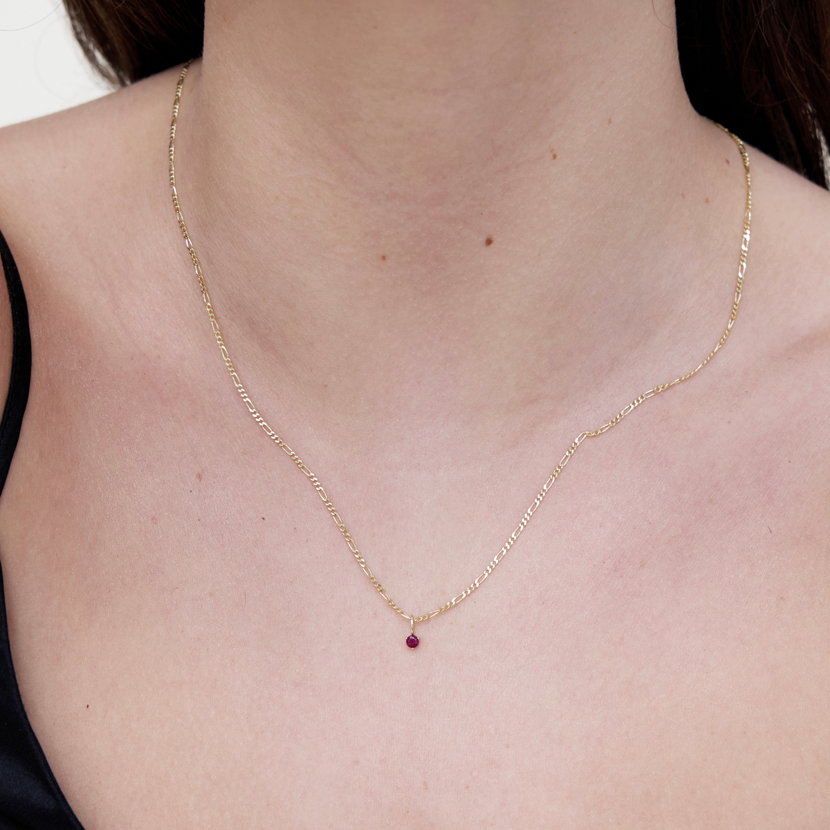 Rond Geboortesteen Hanger