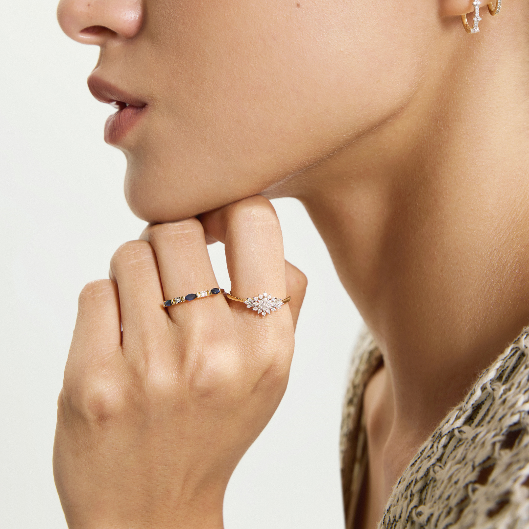 Audrey | Sapphire & Diamond