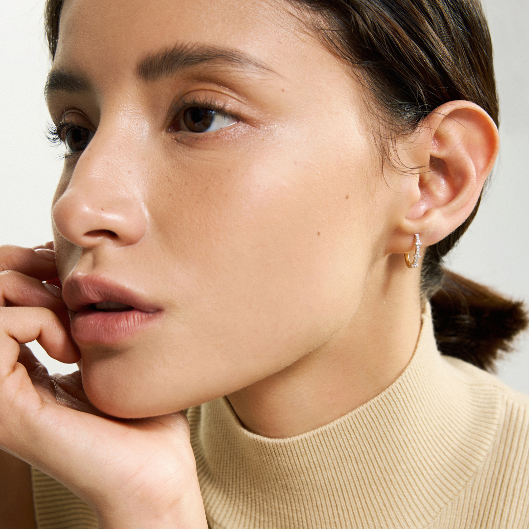 Bette Diamant Huggies 14mm