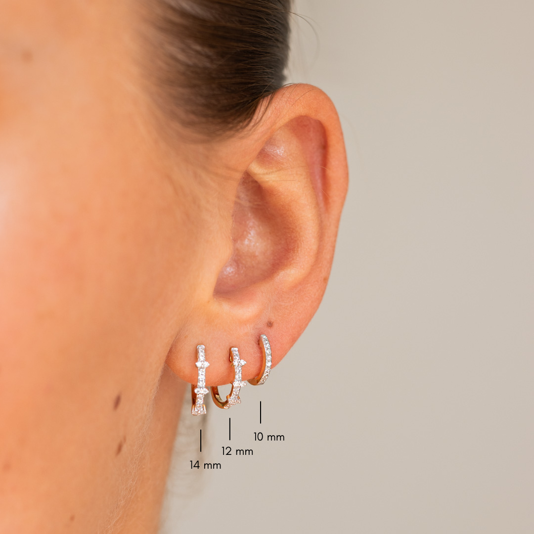 Norma | Diamond Earrings 10mm