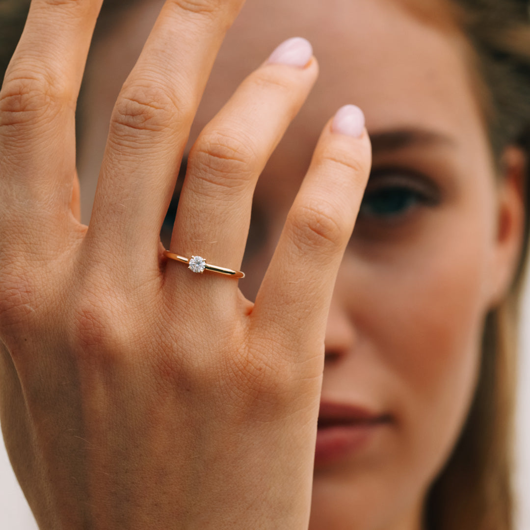 Briljant Geslepen 0.19 ct Ring