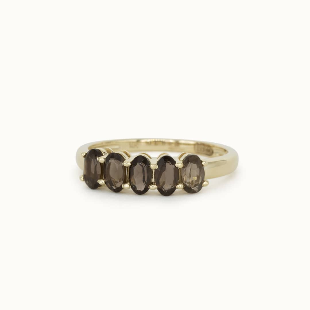 The Jeanne | 14K Smoky Quartz