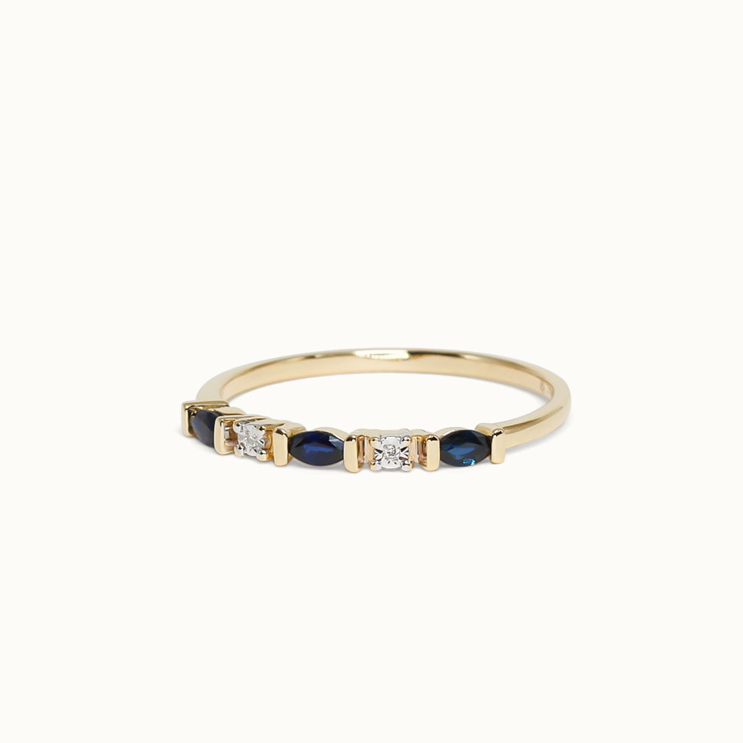 Audrey | Sapphire & Diamond