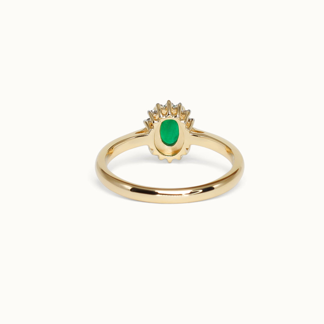 Spencer Petite | Emerald & Diamond