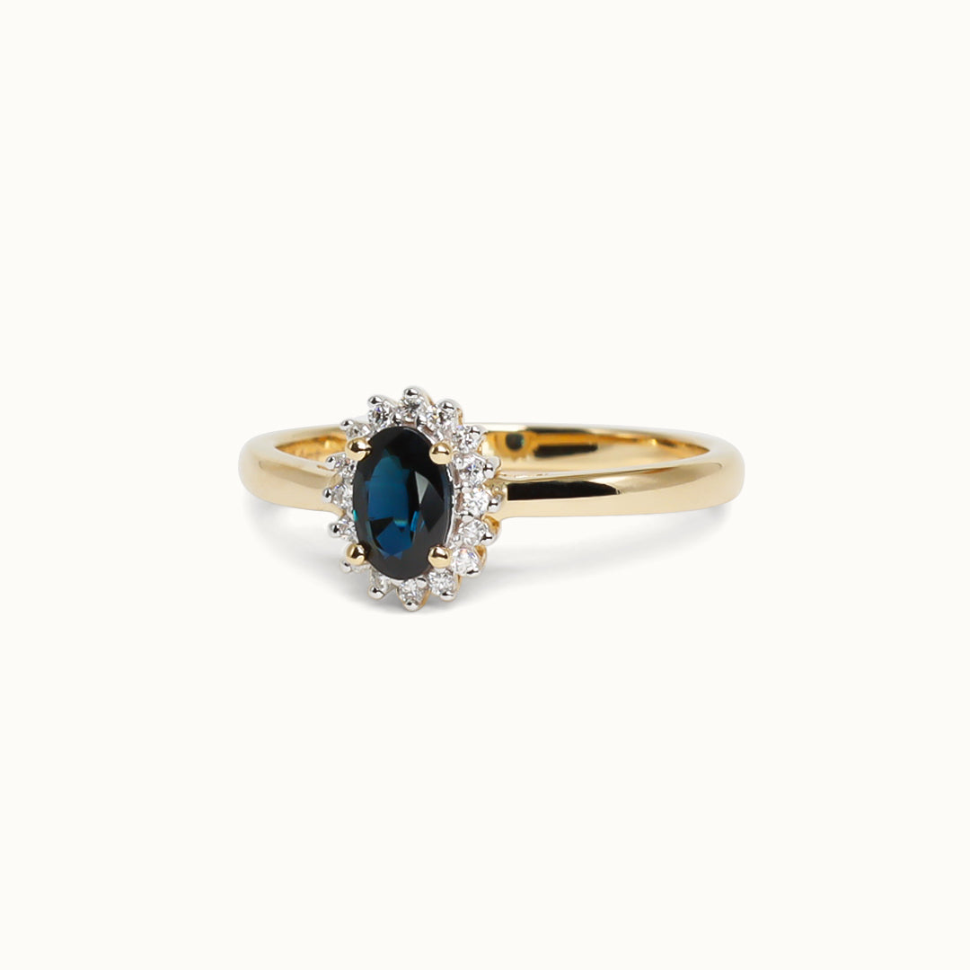 Spencer Petite | Sapphire & Diamond