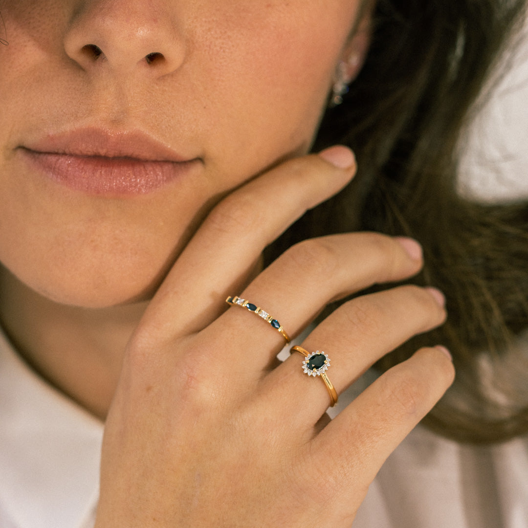 Audrey | Sapphire & Diamond