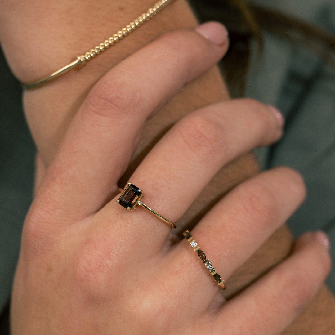 Grace | Smokey Quartz & Diamond