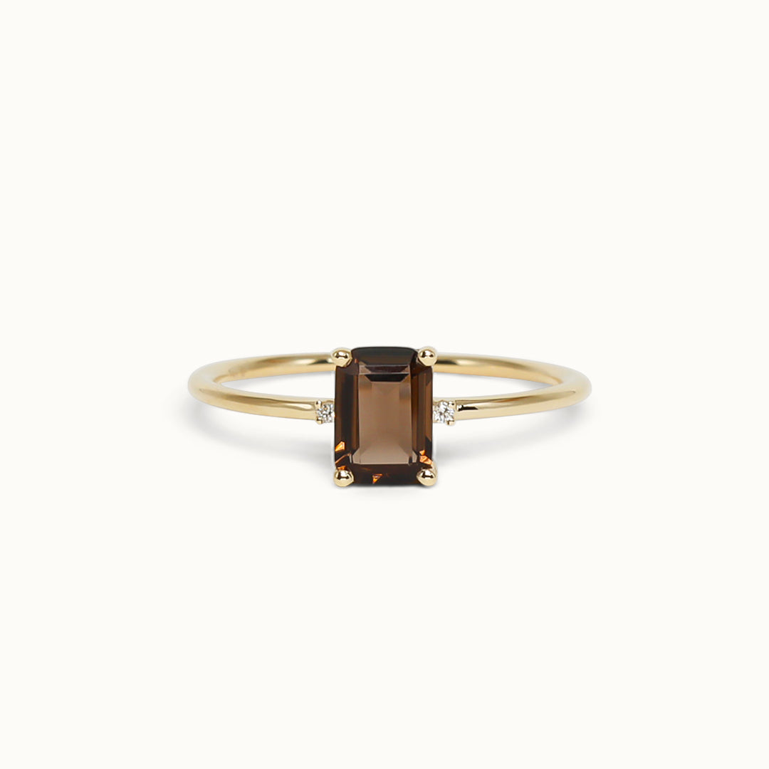 Grace | Smokey Quartz & Diamond