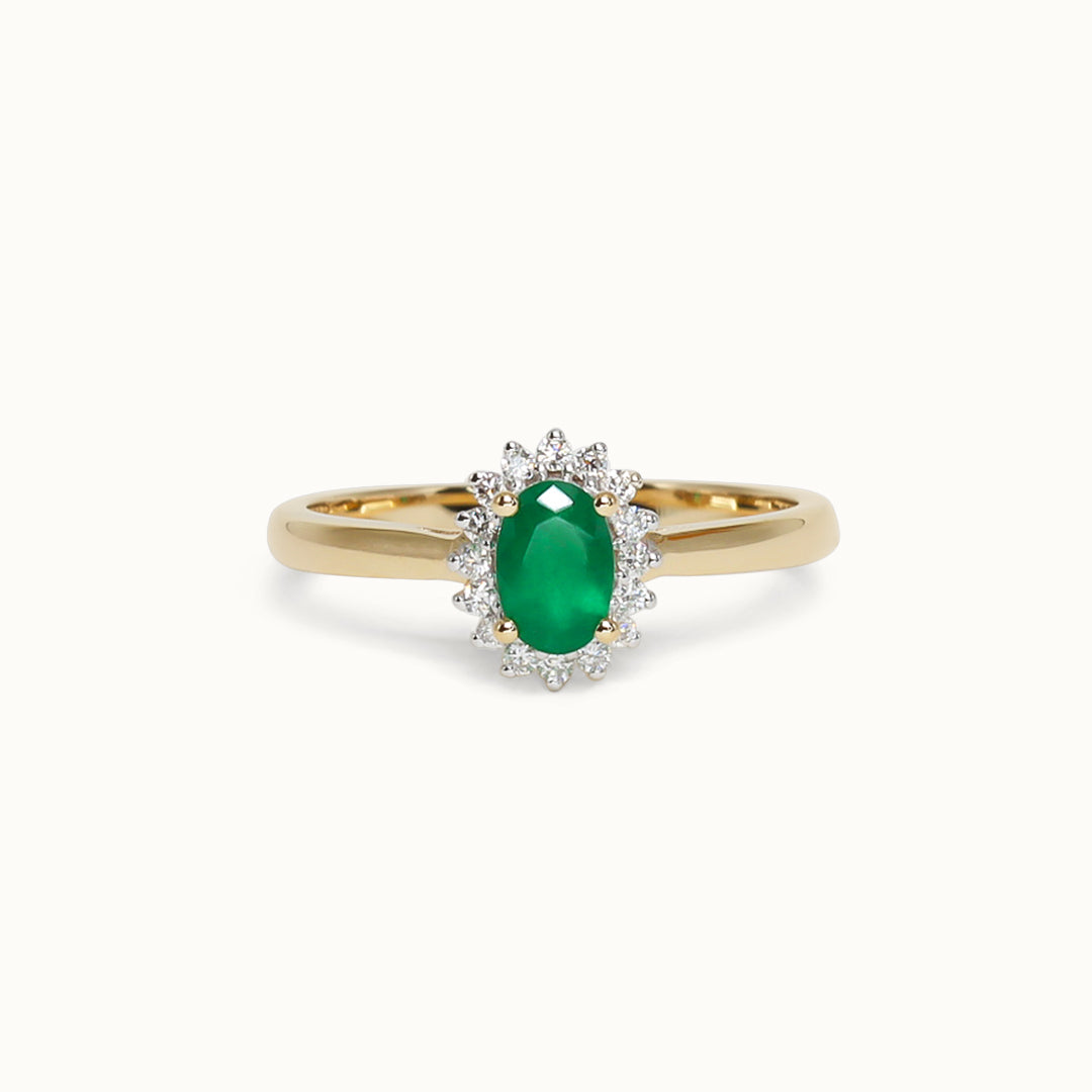 Spencer Petite | Emerald & Diamond