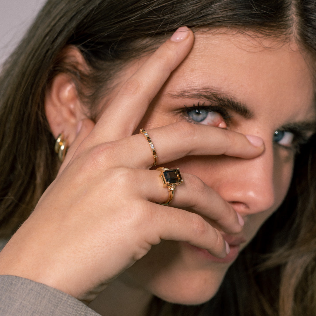 Audrey | Rookkwarts & Diamant