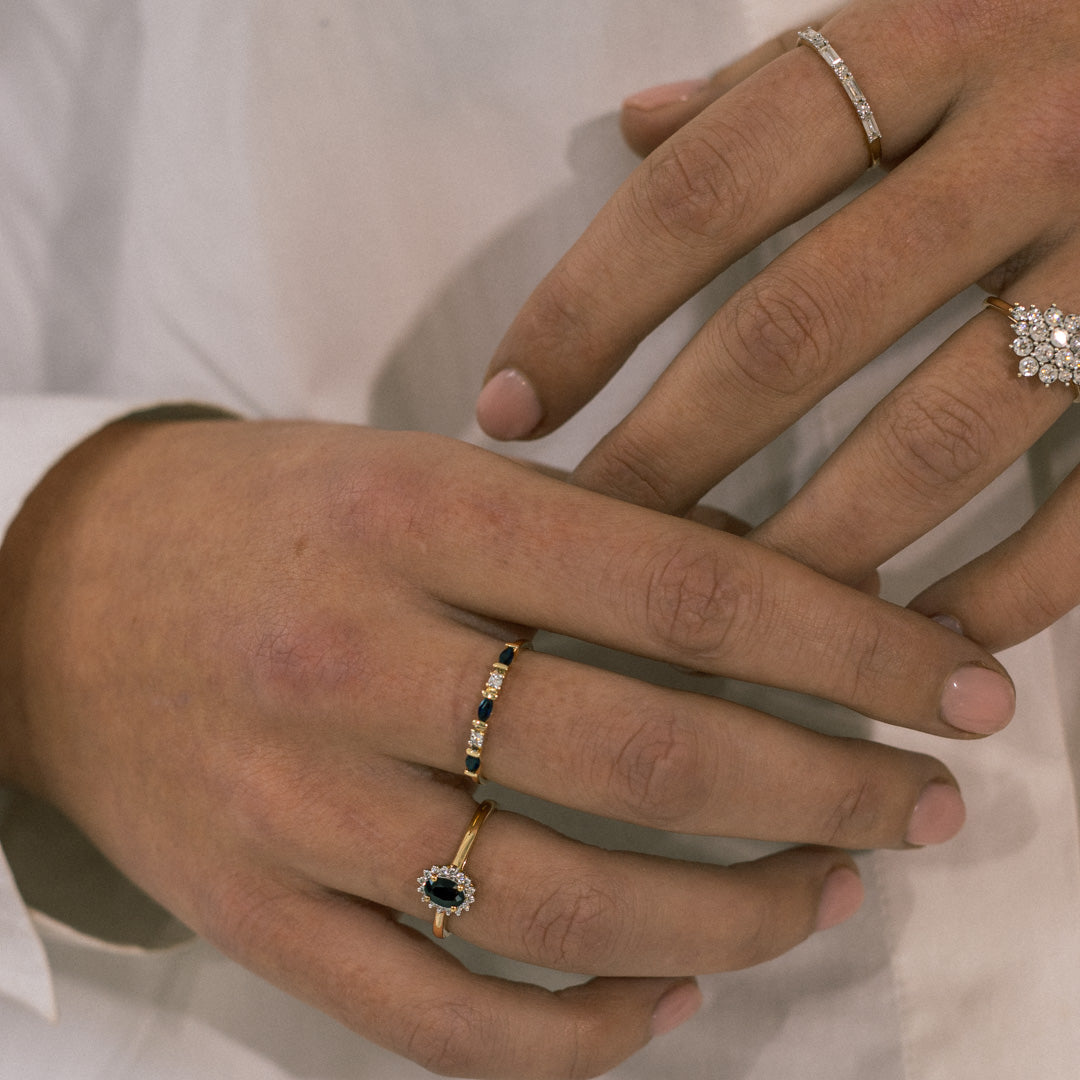 Audrey | Sapphire & Diamond