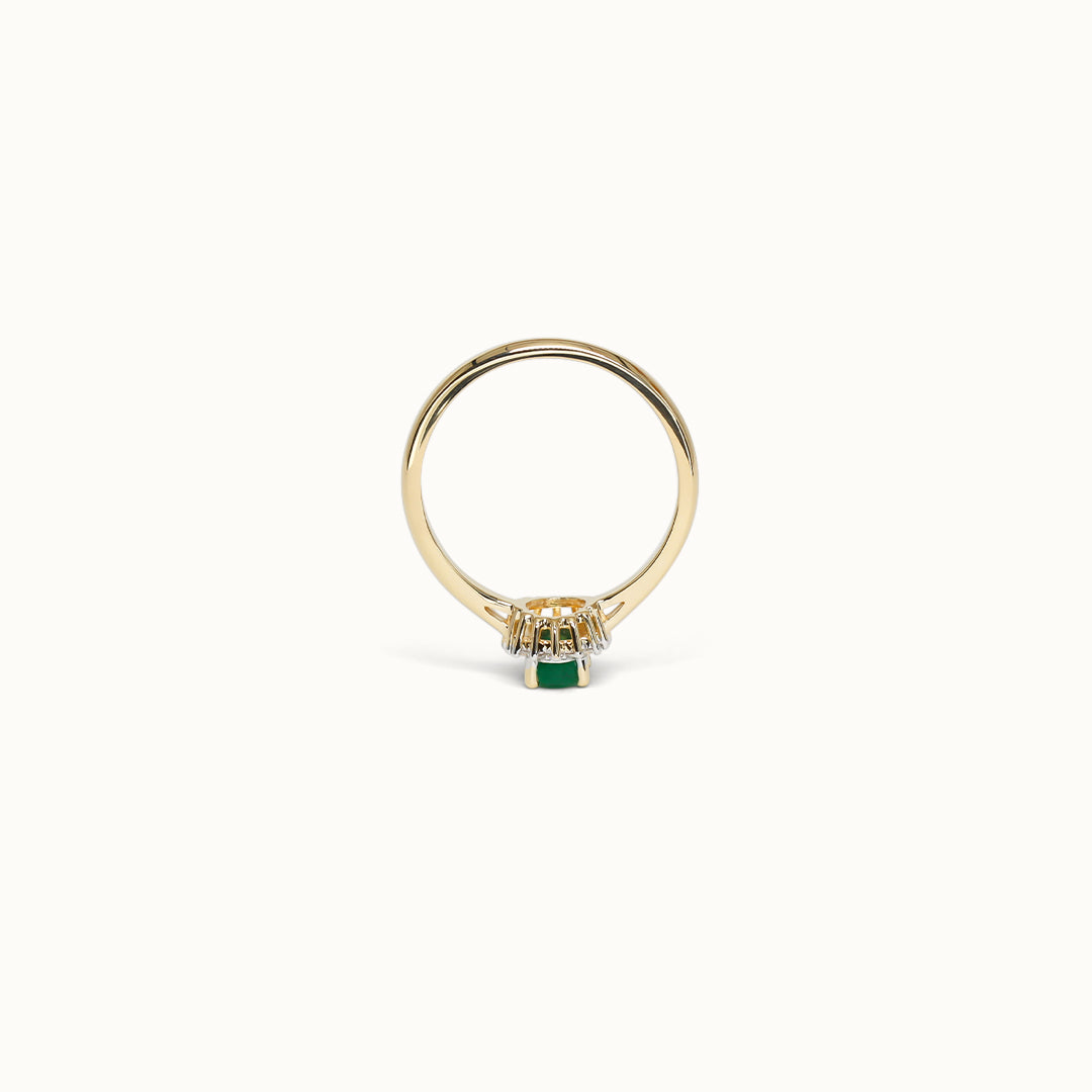 Spencer Petite | Emerald & Diamond