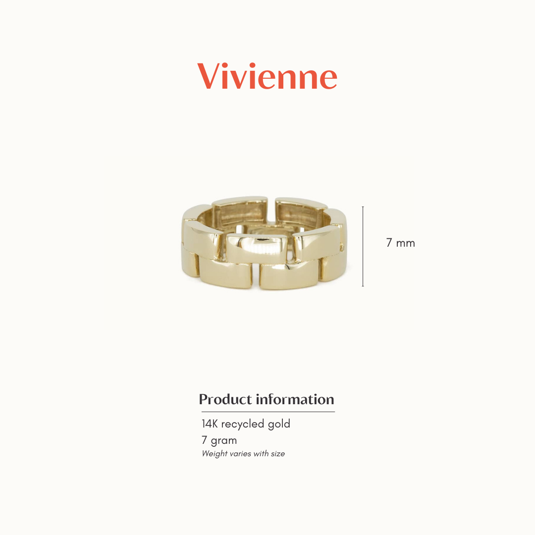 The Vivienne | 14K Link Ring