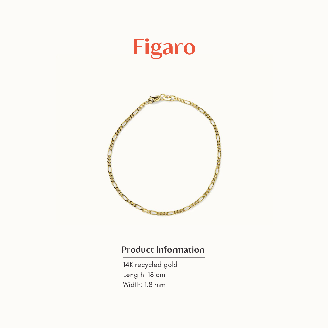 Figaro Schakelarmband