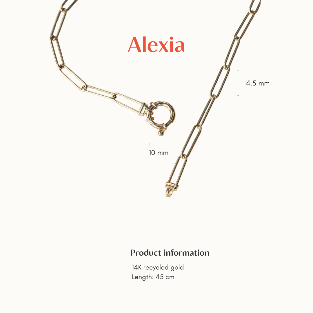 Gold plated ketting met slotje | Mostert Juweliers Gold plated ketting met slotje | Mostert Juweliers