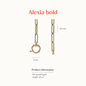 Alexia | Paperclip Bold Necklace