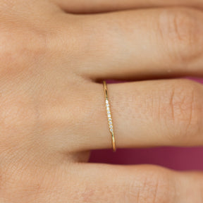 Diamond Row Petite Ring