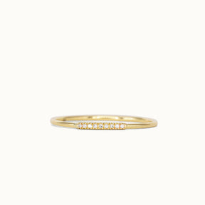 Diamond Row Petite Ring