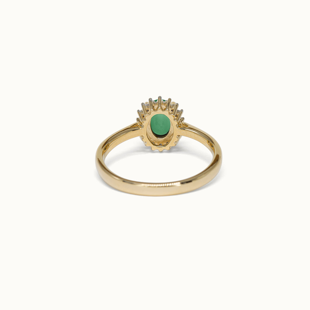 Spencer | 14K Emerald and Diamond