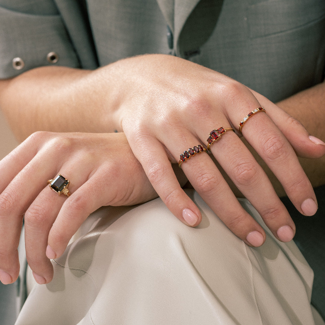 Audrey | Granaat & Diamant