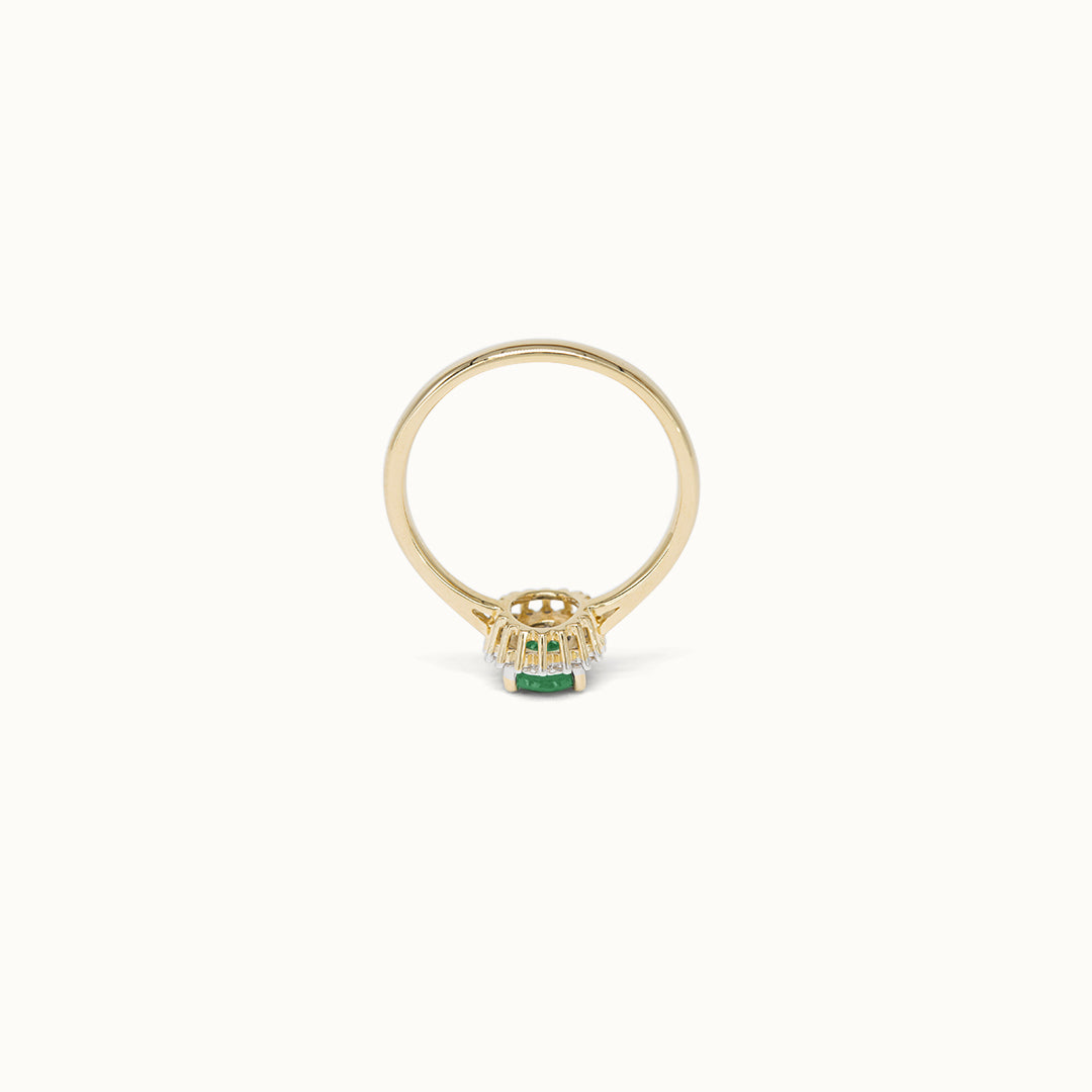 Spencer | 14K Emerald and Diamond