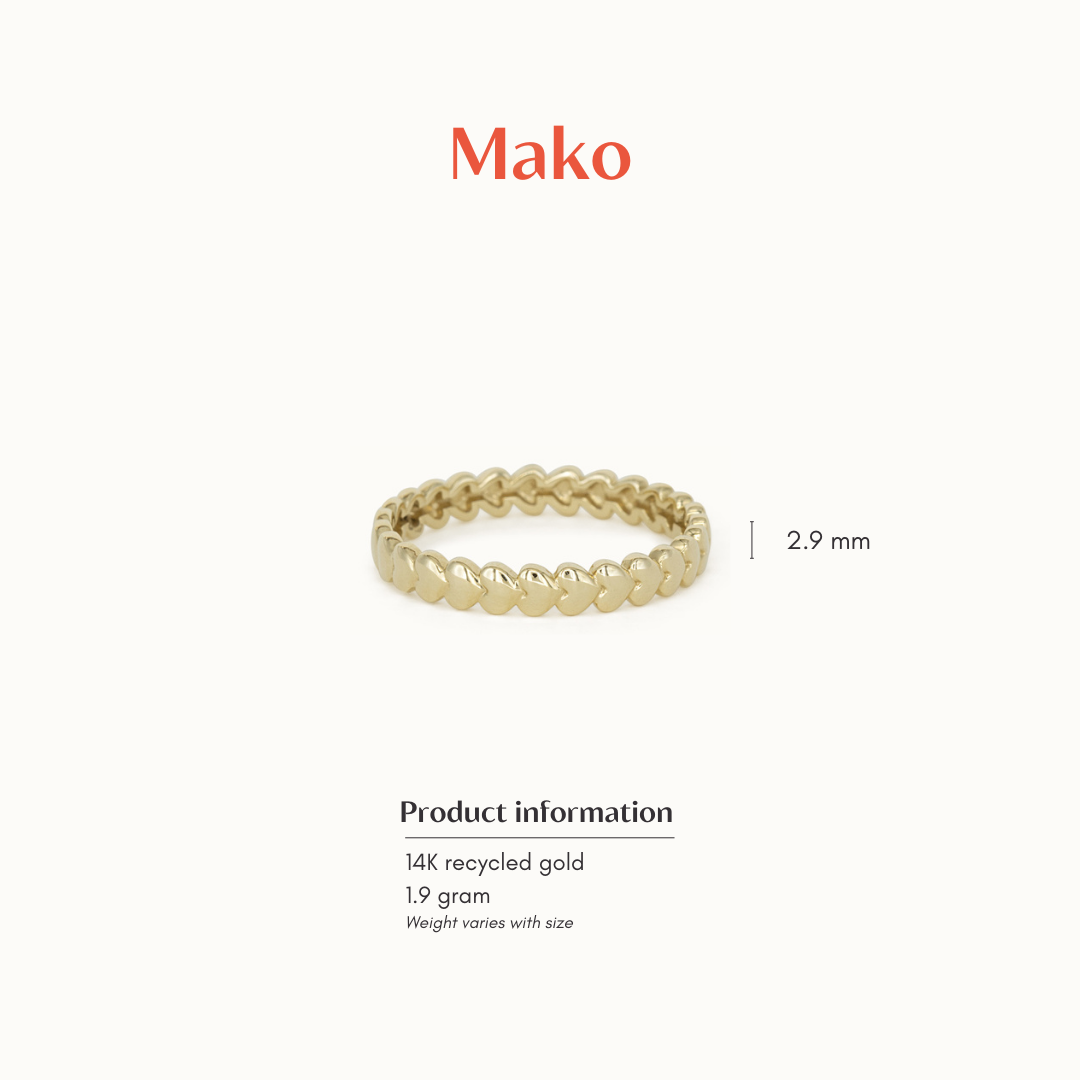The Mako | Hart Ring