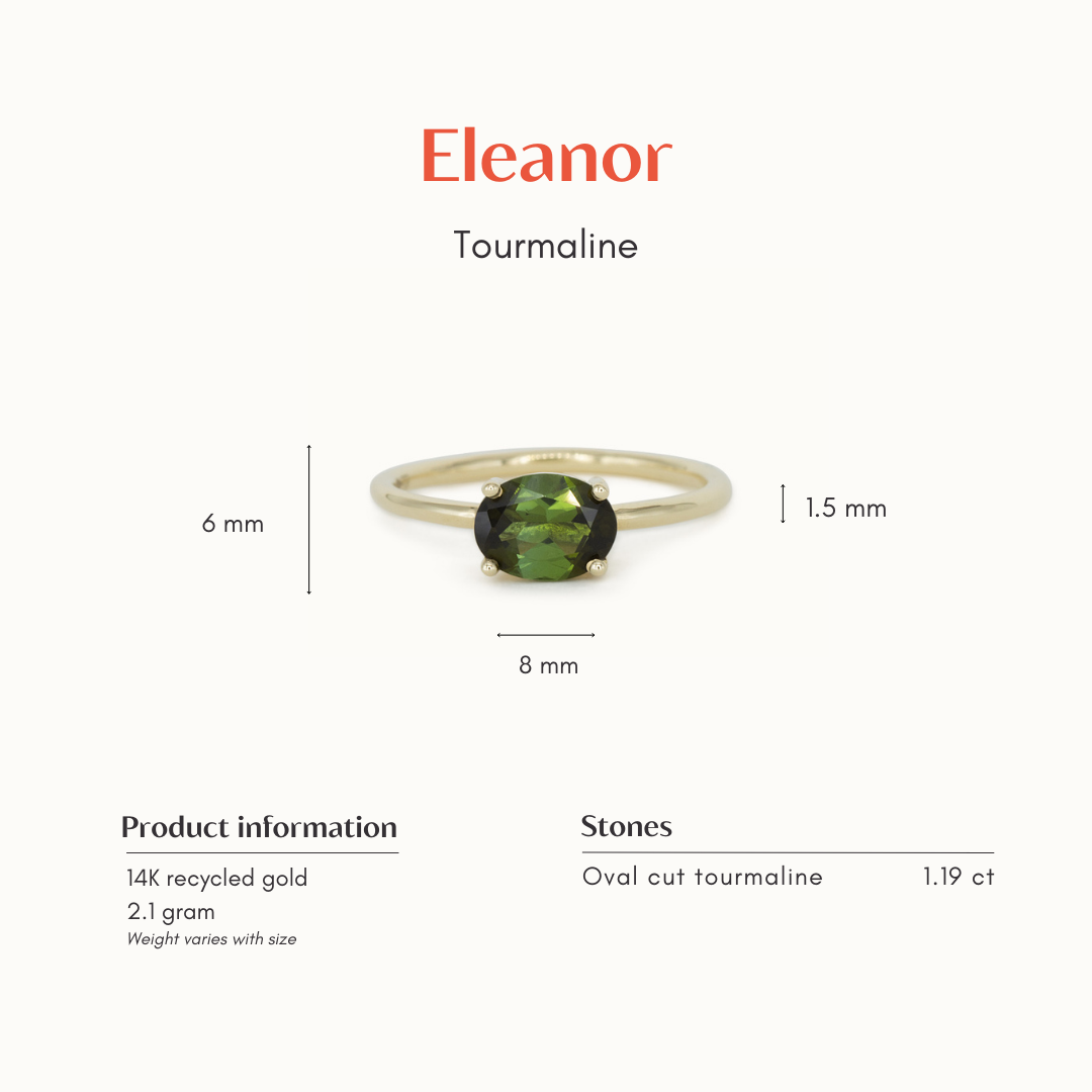 TheEleanor | 14K Tourmaline