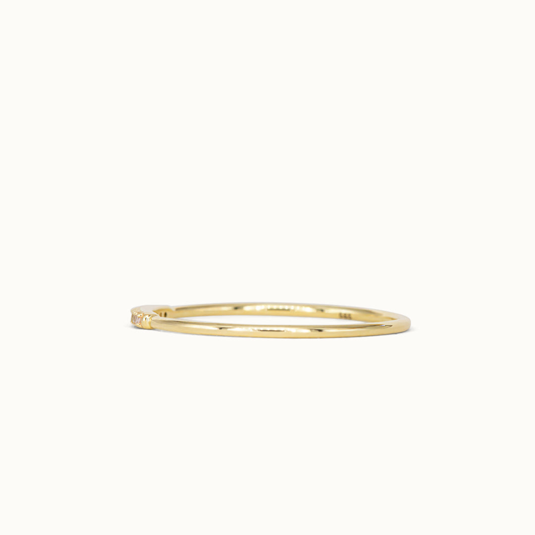 Diamond Row Petite Ring