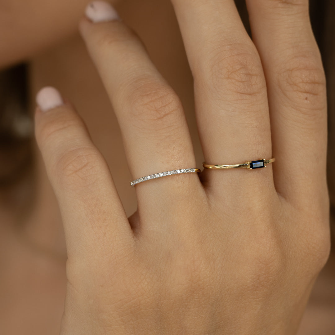 Diamond Half Eternity Ring