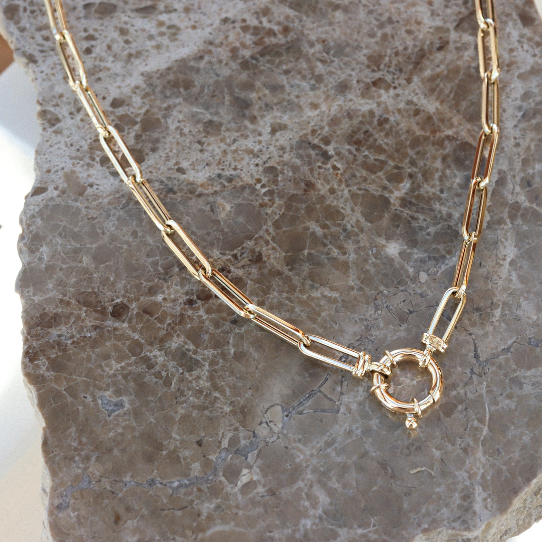 Alexia | Paperclip Bold Necklace