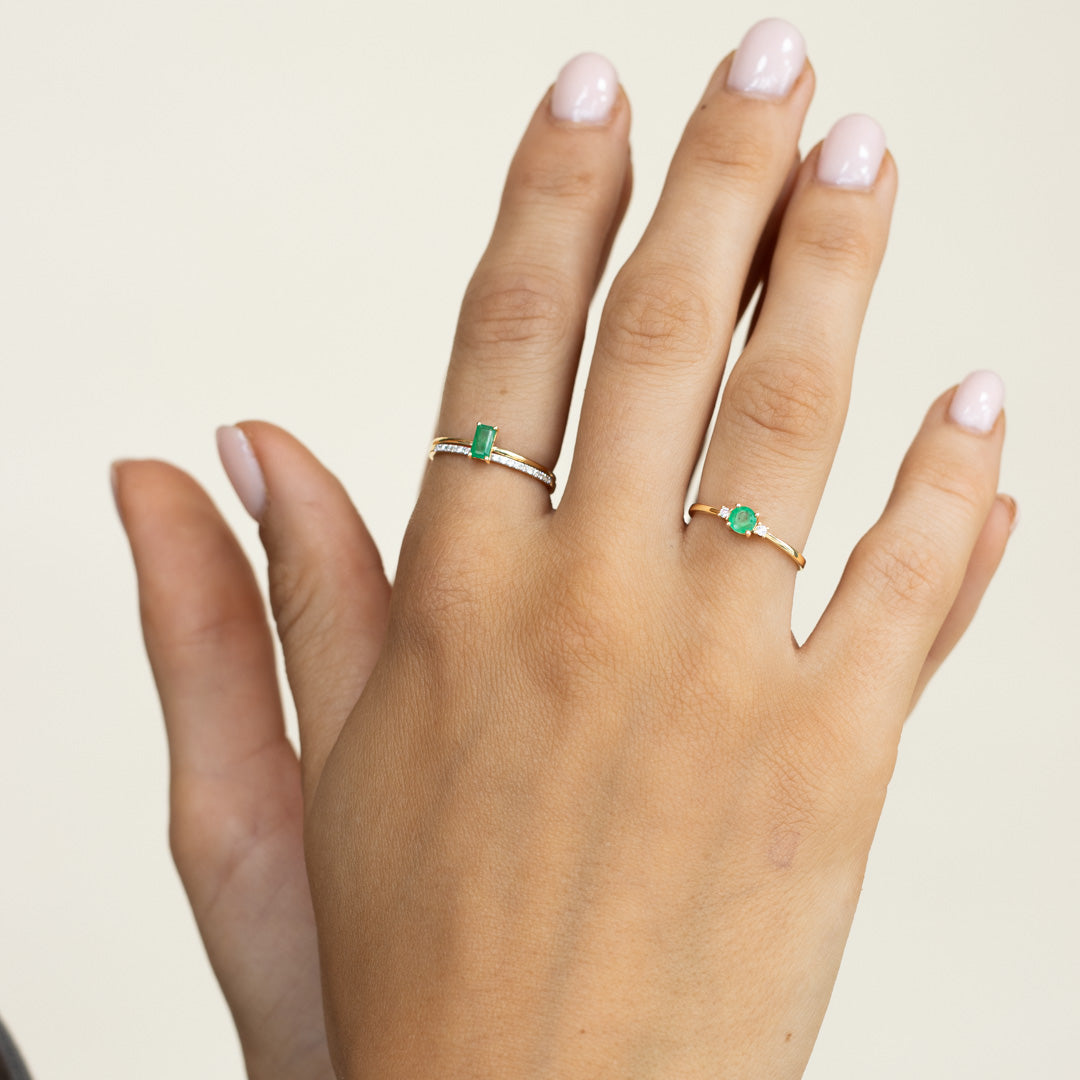 Diamond Half Eternity Ring