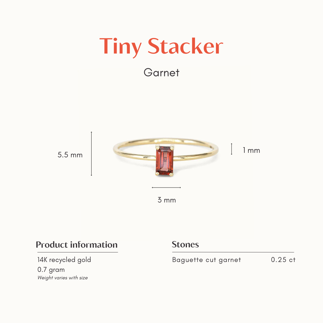 Tiny Rectangled Granaat Stacker