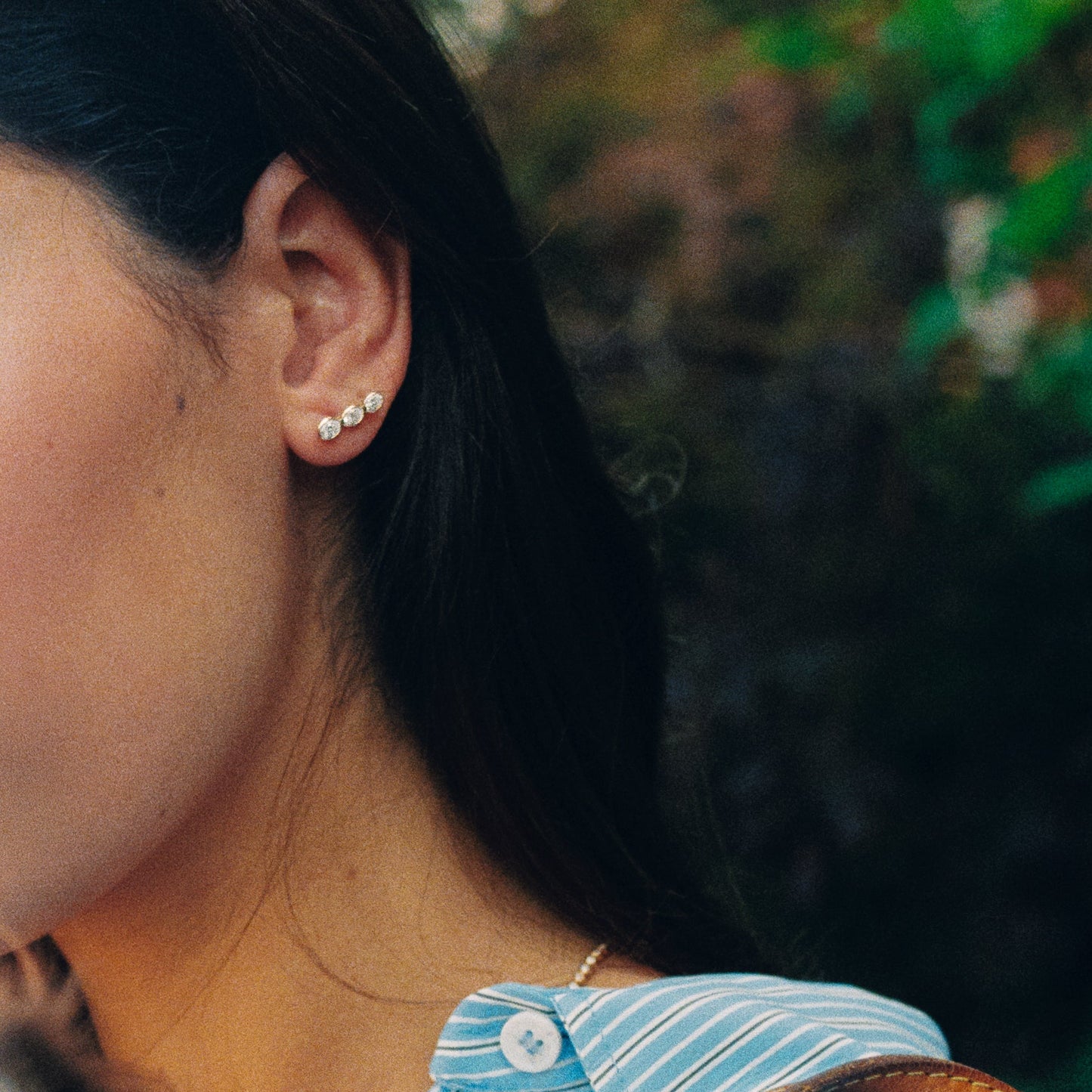Triple Ovaal Piercing