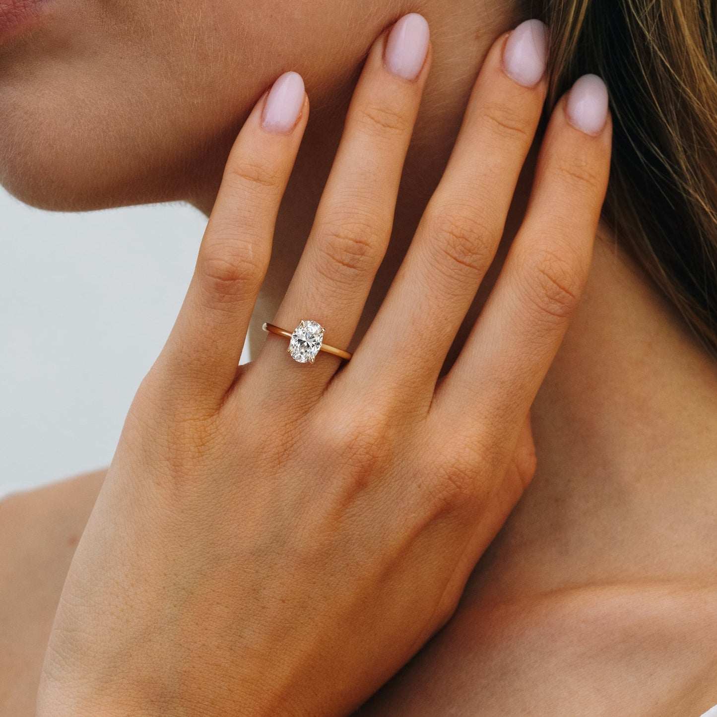 Ovaal Geslepen 2 ct Ring