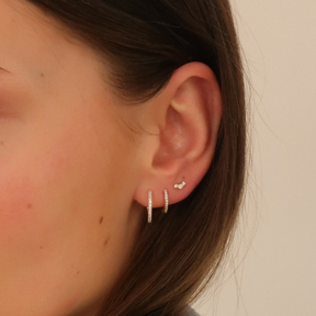 Diamant Trio Cluster Piercing