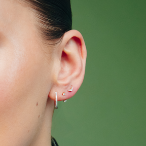 Diamant Trio Cluster Piercing